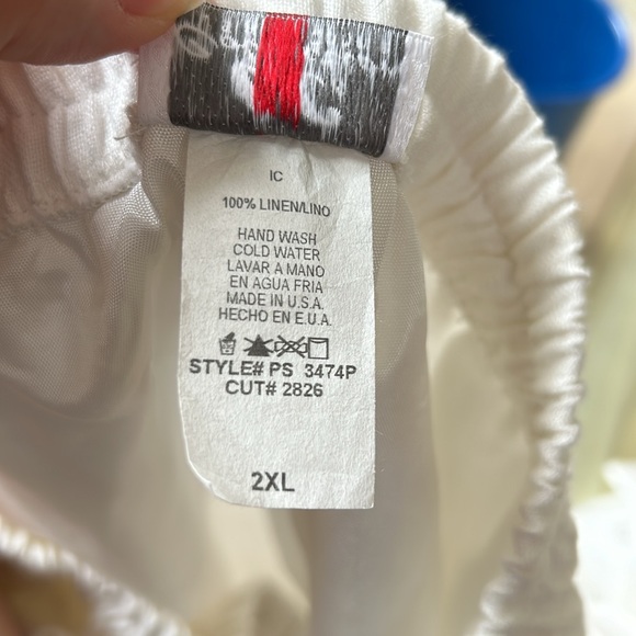 LINEN PANTS I.C. Collection by Connie.    NEW WITH TAGS - Picture 8 of 8